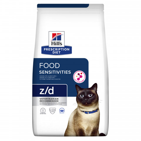 HILL'S Prescription Diet Food Sensitivities z/d Feline - sucha karma dla kota - 3 kg - Galeria zdjęcie 1