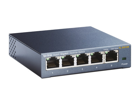 Przełacznik TP-LINK [TL-SG105] desktop, 5 portów - Galeria zdjęcie 2