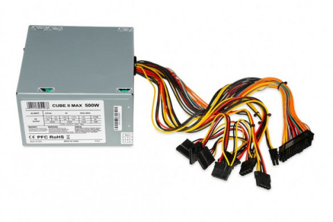 Zasilacz I-box Cube II 500W 12 CM FAN - Galeria zdjęcie 4