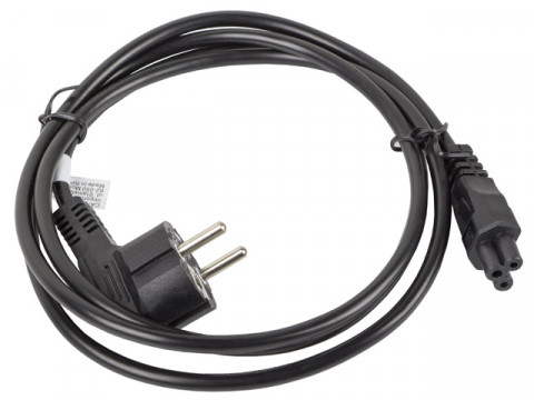 Lanberg kabel zasilający do laptopa cee 7/7->c5 ca-c5ca-11cc-0018-bk - Galeria zdjęcie 4