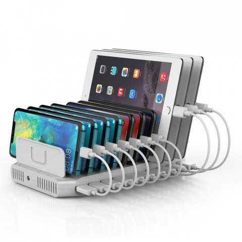 UNITEK STACJA ŁADUJĄCA 10X USB 2,4A 96W, Y-2172 - Galeria zdjęcie 1