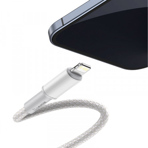 BASEUS KABEL USB-C DO LIGHTNING 20W, 5A, 1M(BIAŁY) - Galeria zdjęcie 2