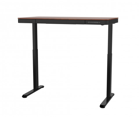 Zestaw Biurko TUCKANO czarny/orzech + Fotel ergonomiczny GEMBIRD czarny - Galeria zdjęcie 25