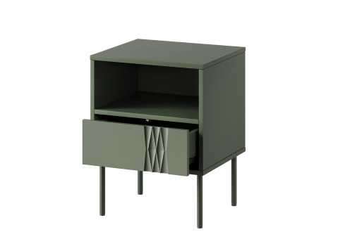 Szafka nocna 2szt TRESSE 44x40x53 zieleń mat - Galeria zdjęcie 2