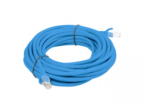 Lanberg Patchcord RJ45, kat. 5e, UTP, 5m, niebieski - Galeria zdjęcie 2