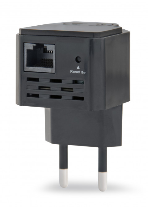 GEMBIRD WIFI REPEATER MINI B/G/N300 + RJ45, CZARNY - Galeria zdjęcie 2