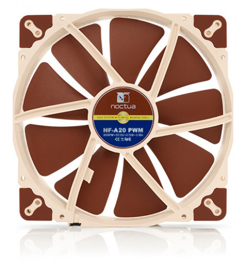 Wentylator NOCTUA 200x200x30 mm NF-A20 PWM - Galeria zdjęcie 3