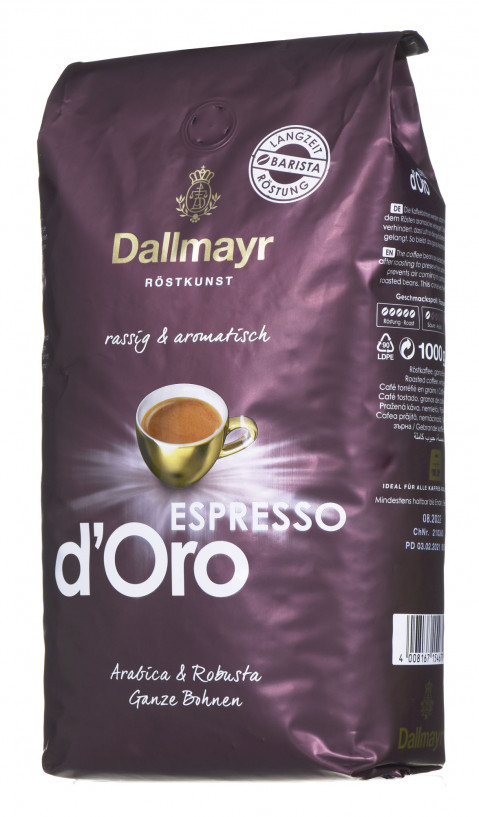 KAWA ZIARNISTA DALLMAYR ESPRESSO D'ORO 1000 G - Galeria zdjęcie 1