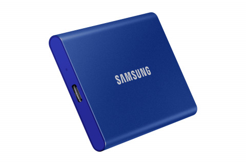 Dysk zewnętrzny SSD Samsung T7 (1TB; USB 3.2; niebieski; MU-PC1T0H/WW) - Galeria zdjęcie 7