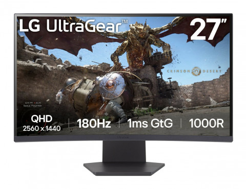 MONITOR LG LED 27" 27GS60QC-B 180Hz - Galeria zdjęcie 2