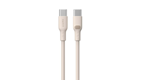 Kabel Havit Typ C CB6284 2.0m (beżowy) - Galeria zdjęcie 4