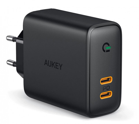 AUEKY PA-D2 ŁADOWARKA SIECIOWA 36W 2XUSB-C PD - Galeria zdjęcie 1