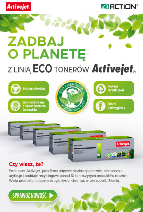BIO Activejet ATH-35NB Toner do drukarek HP, Canon, Zamiennik HP 35A CB435A, Canon CRG-712; Supreme; 1800 stron; czarny. ECO Toner. - Galeria zdjęcie 2