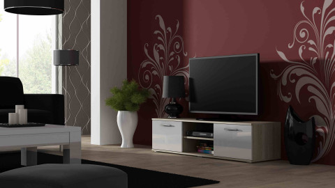 Zestaw meblowy SOHO 7 sonoma/biały połysk - Galeria zdjęcie 3