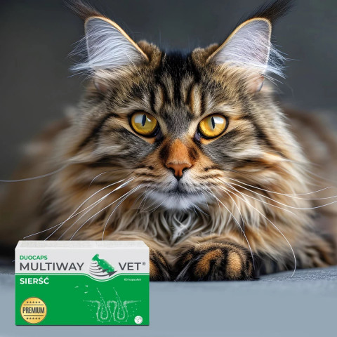 JM SANTE Multiway Vet Duocaps - kapsułki twist-off na sierść i skórę dla psa i kota - 60szt. - Galeria zdjęcie 3