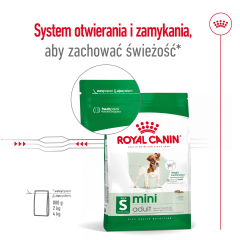ROYAL CANIN Adult Mini S - sucha karma dla psa - 2 kg - Galeria zdjęcie 11