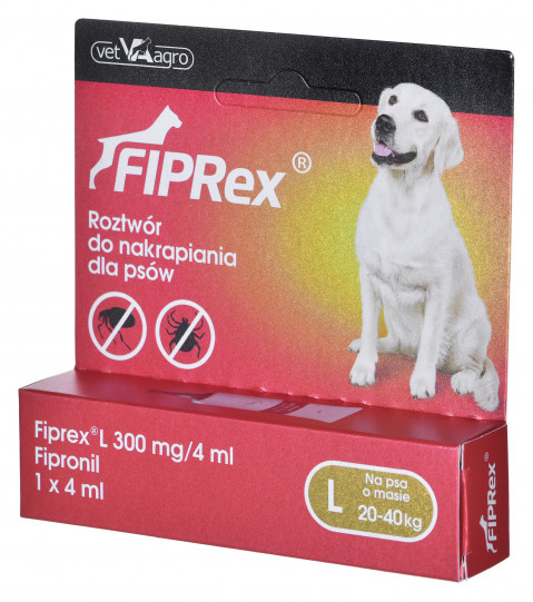 FIPREX Krople przeciw pasożytom dla psa L - 4 ml - Galeria zdjęcie 2