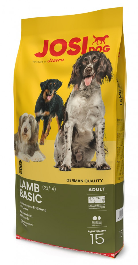 JOSERA JosiDog Lamb Basic - sucha karma dla psa - 15kg - Galeria zdjęcie 1