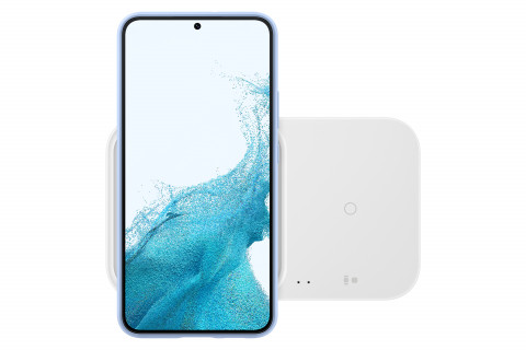 Samsung Wireless Charger Duo (with Travel Adapter), White - Galeria zdjęcie 2