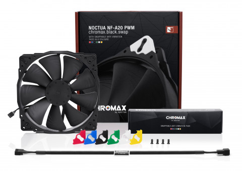 Wentylator NOCTUA NF-A20 PWM chromax.black.swap - Galeria zdjęcie 3