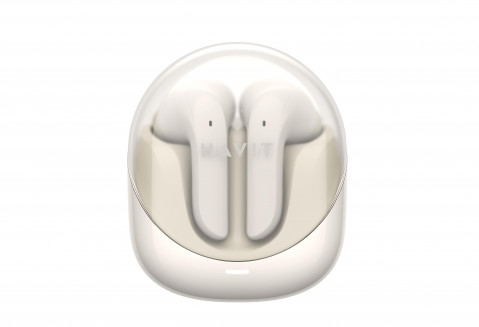 Słuchawki Bluetooth Havit TW974 Modern Buds (beżowy - Galeria zdjęcie 2
