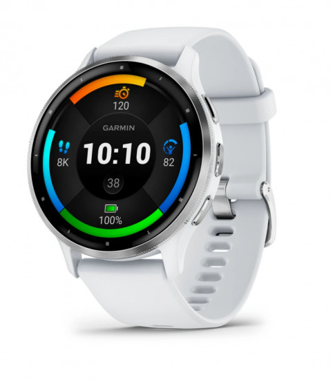 Zegarek Garmin Venu 3 45mm biały - Galeria zdjęcie 1