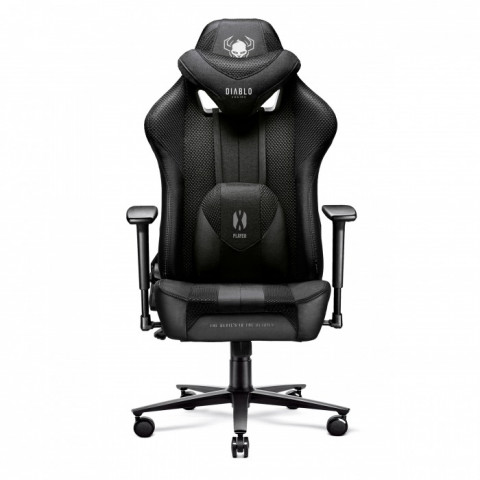 Fotel gamingowy DIABLO X-PLAYER 2.0 king fotel czarno-czarny - Galeria zdjęcie 1