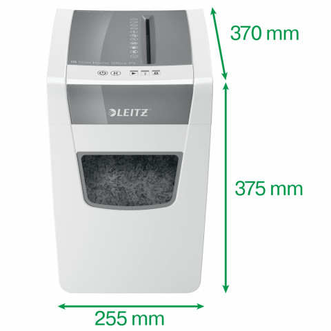 Leitz Niszczarka IQ Home Office Slim P4, 10 kartek, 23 l kosz - Galeria zdjęcie 3
