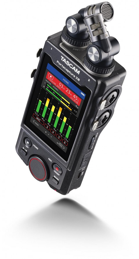Tascam Portacapture X8 - Przenośny, wielościeżkowy rejestrator o wysokiej rozdzielczości - Galeria zdjęcie 4