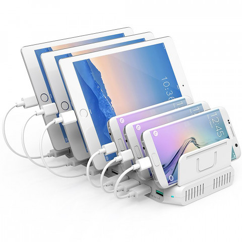 UNITEK STACJA ŁADUJĄCA 10X USB Z QC3.0, Y-2190A - Galeria zdjęcie 1
