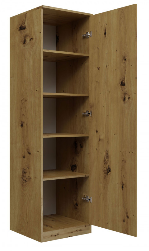 SZAFA GARDEROBA DRZWI PÓŁKI SD-50 DĄB ARTISAN - Galeria zdjęcie 1
