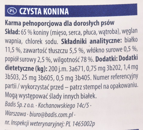 ANIMONDA GranCarno Single Protein konina - mokra karma dla psa - 800 g - Galeria zdjęcie 2