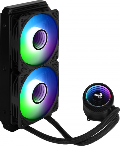 Chłodzenie wodne AEROCOOL PGS MIRAGE L240 ARGB BK - Galeria zdjęcie 2