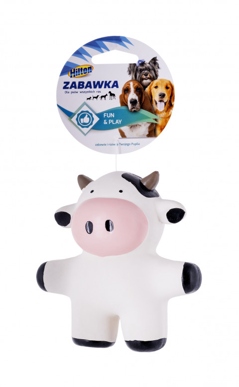 HILTON Krówka 12cm - Zabawka z latexu dla psa - Galeria zdjęcie 1