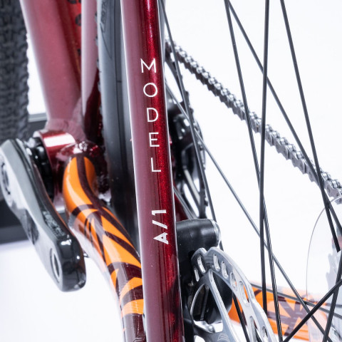 Rower gravel VAAST 700C APEX GRX 52cm S Gloss Berry Red - Galeria zdjęcie 10