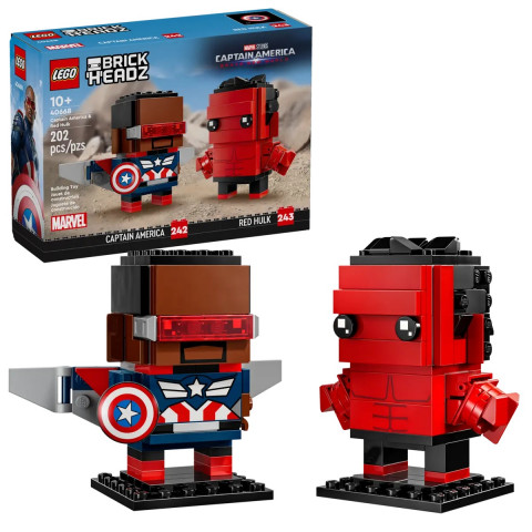 LEGO 40668 Super Heroes - Figurki Kapitana Ameryki i Czerwonego Hulka - Galeria zdjęcie 1