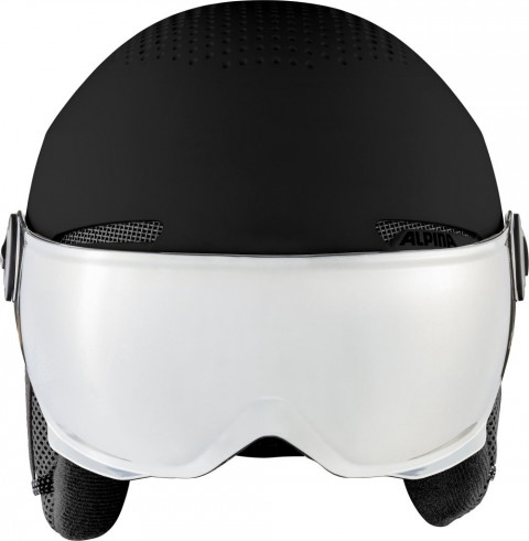 Kask narciarski ALPINA ARBER VISOR Q LITE BLACK 54-58 - Galeria zdjęcie 2