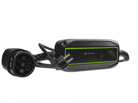 Green Cell Ładowarka Mobilna 3.6kW Schuko - Type 2 6.5m - Galeria zdjęcie 2