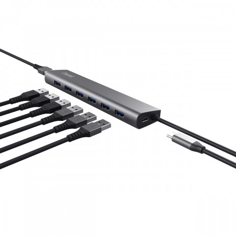 Trust HALYX 7 PORT USB HUB - Galeria zdjęcie 4