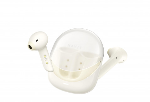 Słuchawki Bluetooth Havit TW974 Modern Buds (beżowy - Galeria zdjęcie 6
