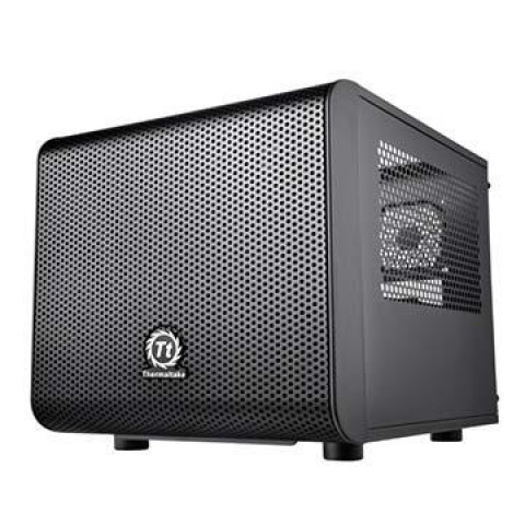 Obudowa Thermaltake Core V1 MiniITX IS UB3.0 Window - Black - Galeria zdjęcie 2