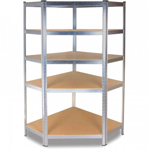 REGAŁ MAGAZYNOWY NAROŻNY METALOWY GC9030 30cm - Galeria zdjęcie 1