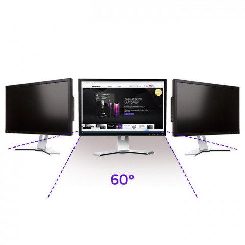 QOLTEC FILTR PRYWATYZUJĄCY RODO 23" (16:9) - Galeria zdjęcie 6