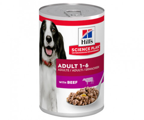 HILL'S Science Plan Canine Adult Wołowina - mokra karma dla psa - 370 g - Galeria zdjęcie 1