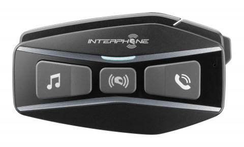 Intercom motocyklowy INTERPHONE U-COM 16, komplet na 1 kask - Galeria zdjęcie 1