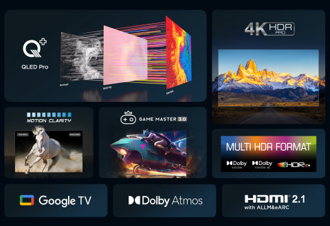 Telewizor TCL 43C655 QLED 43'' 4K Ultra HD Google TV Dolby Atmos DVB-T2 Czarny - Galeria zdjęcie 9