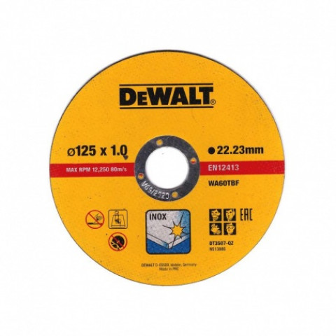 Tarcza tnąca do metalu DT3507-QZ DEWALT - Galeria zdjęcie 1