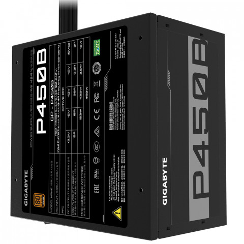Zasilacz Gigabyte P450B 450W 80+ Bronze - Galeria zdjęcie 2