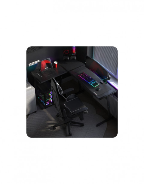 Biurko gamingowe Huzaro Hero 6.0 Black RGB - Galeria zdjęcie 16