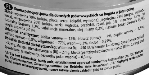 DOLINA NOTECI Premium bogata w jagnięcinę - mokra karma dla psa - 800 g - Galeria zdjęcie 3